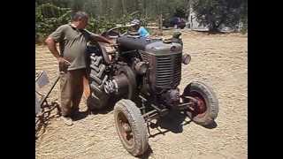 messa in moto di un trattore LANDINI testa calda del 1956