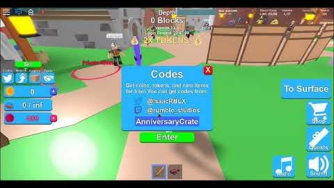 Mining Simulator | 4 new Anniversary Codes