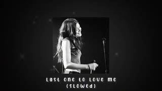 Dylan Conrique - last one to love me (slowed & reverb)