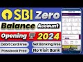 SBI zero balance account opening online | sbi account opening online | sbi zero balance account ||