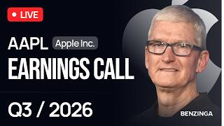 Apple Inc. Q3 FY26 Earnings Call | $AAPL | 🔴 WATCH LIVE