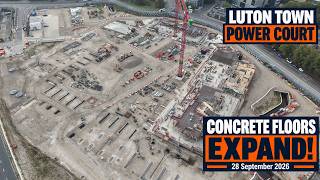 Luton Town Power Court | Concrete floors expand