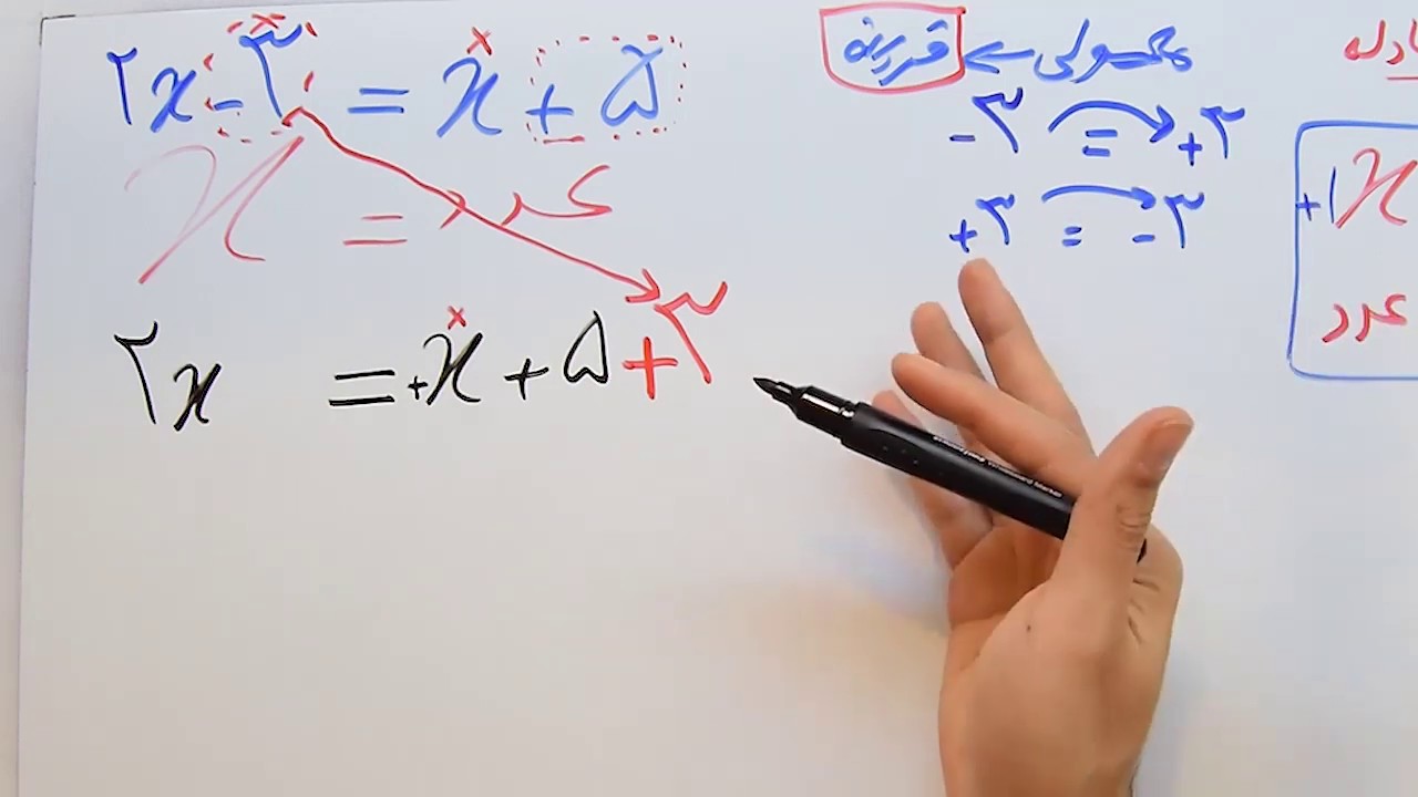 ریاضی 8 - فصل 4 - بخش 6 : معادلات