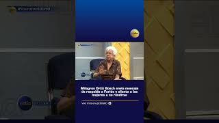Milagros Ortiz Bosch envía mensaje de respaldo a Faride y alienta a las mujeres a no rendirse