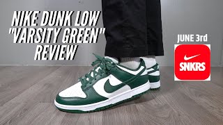 nike dunk low varsity green