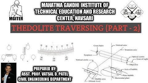 THEODOLITE TRAVERSING [PART-2] ~ GTU : Surveying (3140601) @M.G.I.T.E.R, NAVSARI