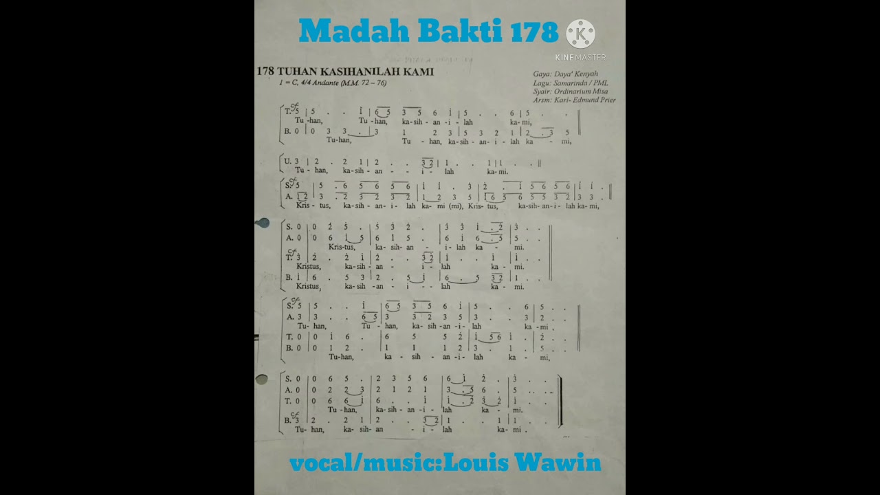 Παρακολούθηση MADAH BAKTI 178, Daya' Kenyah, Arrs, Karl- Edmud Prier, Vokal- Musik, Louis Wawin στο YouTube Παρακολούθηση MADAH BAKTI 178, Daya' Kenyah, Arrs, Karl- Edmud Prier, Vokal- Musik, Louis Wawin στο YouTube