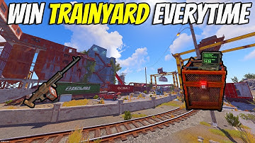 HOW TO WIN TRAINYARD CRATE EVERYTIME (RUST 2023)