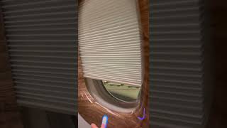 Window blind, Premium Economy, Retrofit@B777. Emirates @Dullahbank