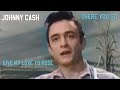 Johnny Cash - There You Go & Give My Love To Rose - Color footage - (Country Style USA)