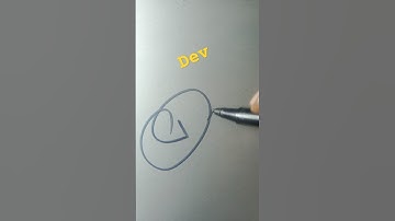 Dev name signature style #signature