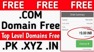 Free domains for lifetime | get free .com domain | .com domain in cheap price