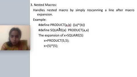 Nested macros - C Programming lecture series