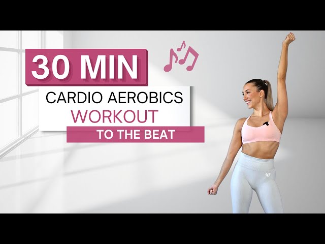 30 min CARDIO AEROBICS WORKOUT ♫ | No Jumping | No Squats | Challenge Your Coordination class=