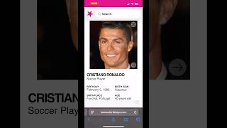 Me bc I share a bday with Cristiano Ronaldooooo #famousbirthdays #cristianoronaldo
