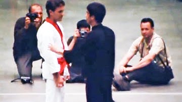 Joe Lewis Tries To Teach Bruce Lee Karate.......... Then This Happened