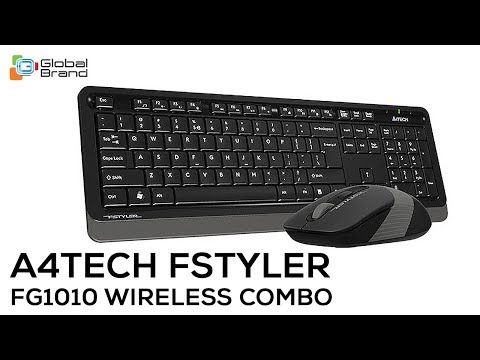 A4TECH FSTYLER FG1010 2.4G Power-Saving Wireless Desktop Set | Global Brand Pvt Ltd