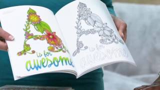 Fox Chapel Publishing Set of 4 Adult Coloring Books on QVC