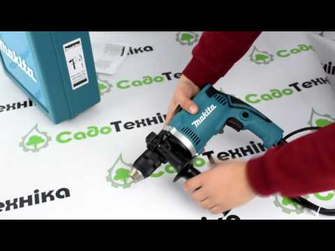 Видео обзор: Дрель ударная MAKITA HP 1631 KX 2 + набор сверел + чемодан