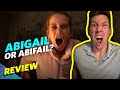 Abigail movie review  are ballerina vampires scary review