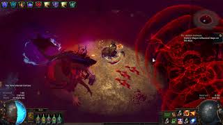 PoE Carcass T15 Map Boss Stunlock