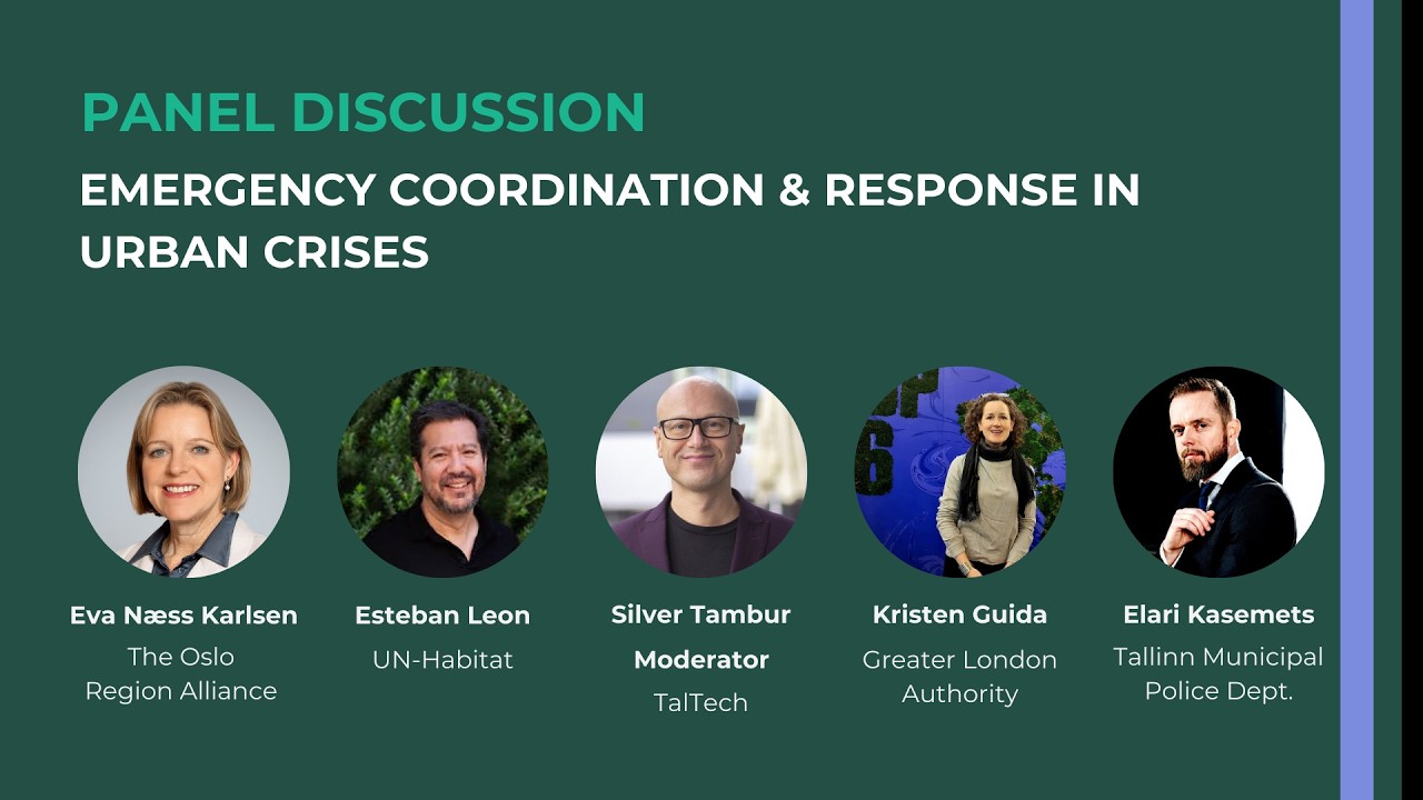 Panel discussion: Emergency Coordination & Response in Urban Crises