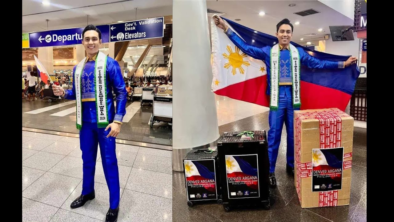 Mister Fitness Supermodel World Philippinee 2025  Argana Pedia Denver 🇵🇭  Bound to Vietnam