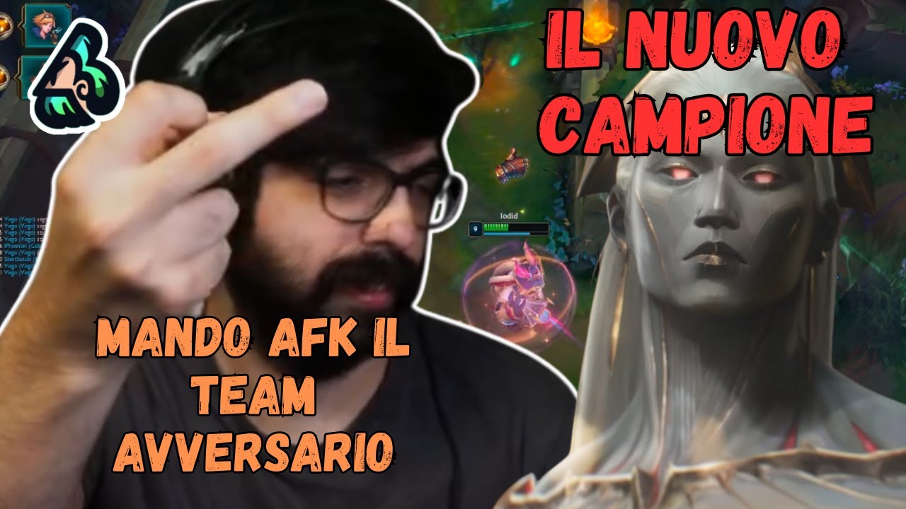 MANDO AFK IL TEAM AVVERSARIO + REACTION NUOVO CHAMP🔥