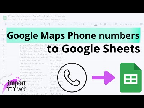 How to scrape Phone Numbers from Google Maps?