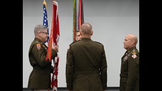 Assumption of Command Ceremony- Brig. Gen. Zachary Miller