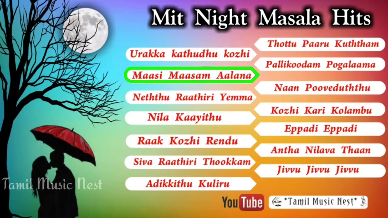 Midnight Masala SuperHit Songs HQ  Digital Audio JukeboxTamil Music Nest