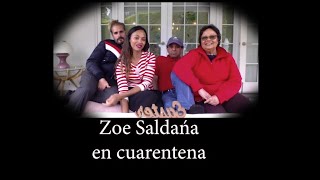 Entrevista inédita con la actriz Zoe Saldaña y su familia