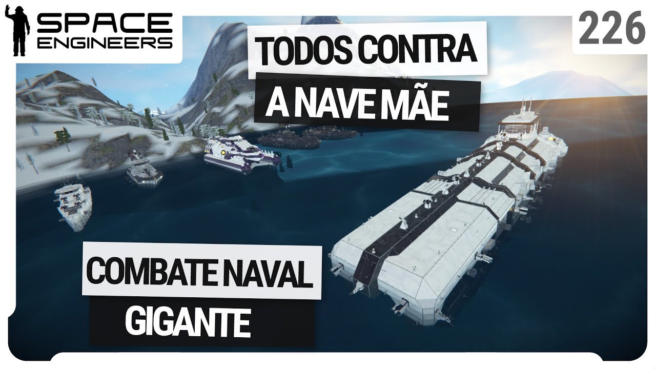 Todos contra a nave mãe! Transformamos ela em um navio! - Space ...