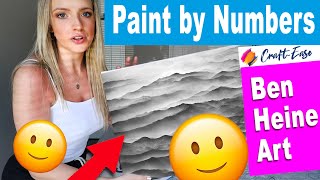 Tricia & Kam reviewing and doing a paint by numbers featuring Ben Heine art (Craft Ease)