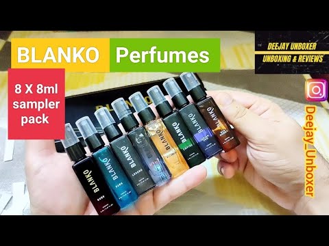 BLANKO Perfumes | 8 x 8ml samples | Initial Impression | Detailed ...