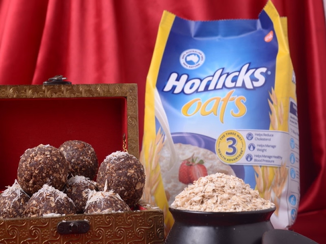 Horlicks Oats Choco Laddu | Vahchef - VahRehVah