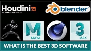 What is the BEST 3D Software  Which should i learn Maya, 3dsMax, Cinema 4D, Houdini, Blender, etc screenshot 1