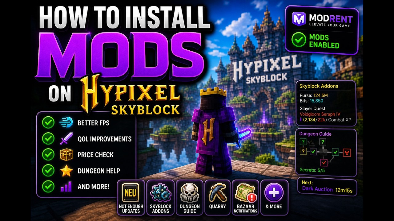 Hypixel SkyBlock Mods That Changed Everything - YouTube