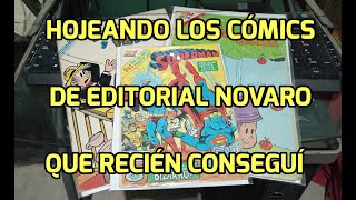 Hojeando los cómics de Novaro que recién conseguí.