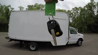 4K Review 1999 Ford E450 Box Truck 7.3L PowerStroke 1945 Miles  Virtual Test-Drive & Walk-around Ford E450 99 Night