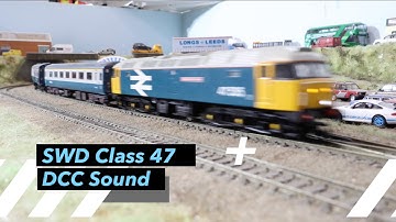 Bachmann Class 47 With SWD DCC Sound And A Pair Of 20x20x7 Megabass Speakers