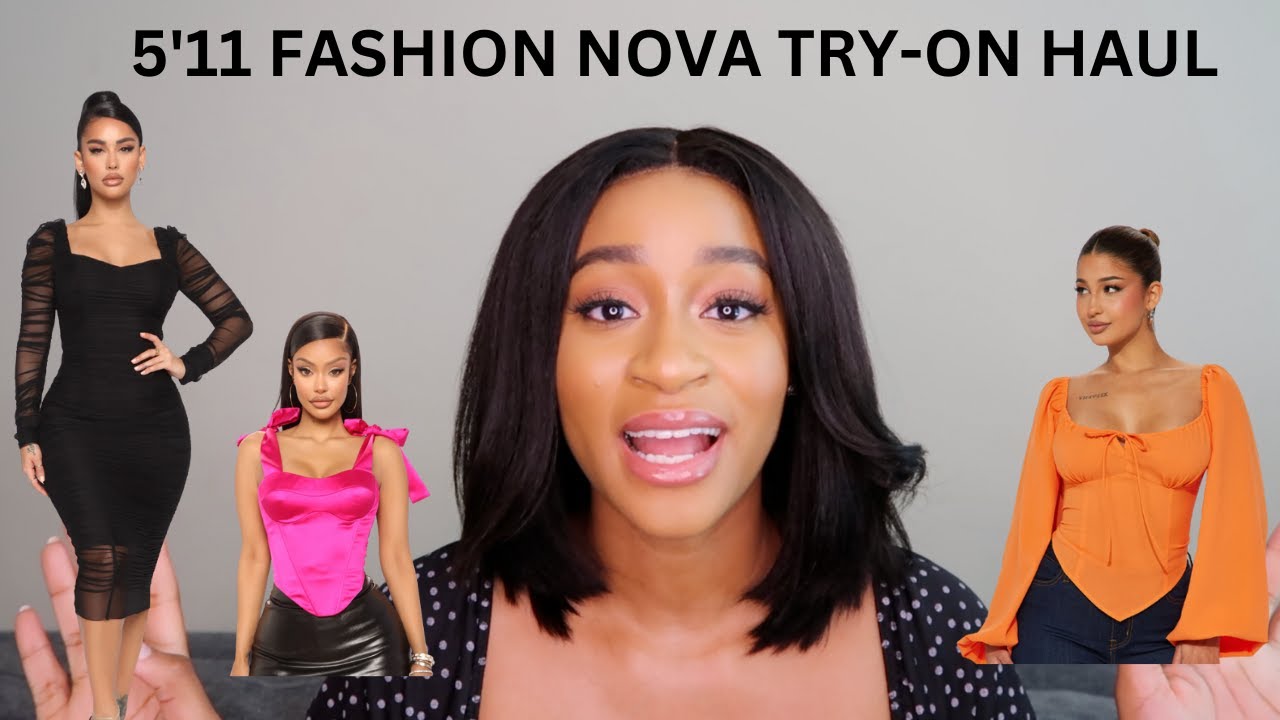 FASHION NOVA TRY-ON HAUL  TALL GIRL APPROVED!! 