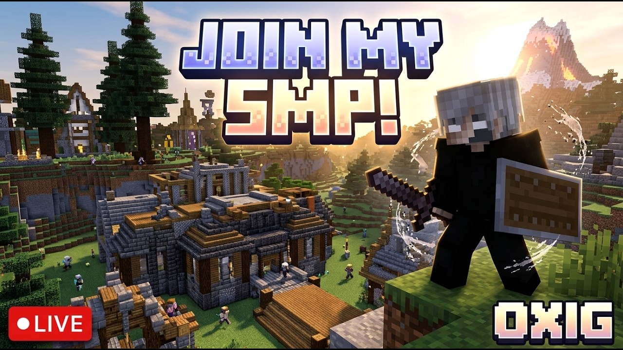MINECRAFT SMP | JOIN OUR SERVER | OXIG - YouTube