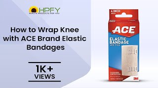 How To Wrap Knee With Ace Brand Elastic Bandages?
