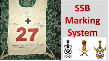 Marking System in SSB  II SSB marking system II SSB marking scheme