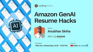 Resume & LinkedIn Mastery to Crack 30 LPA+ GenAI Roles at Amazon
