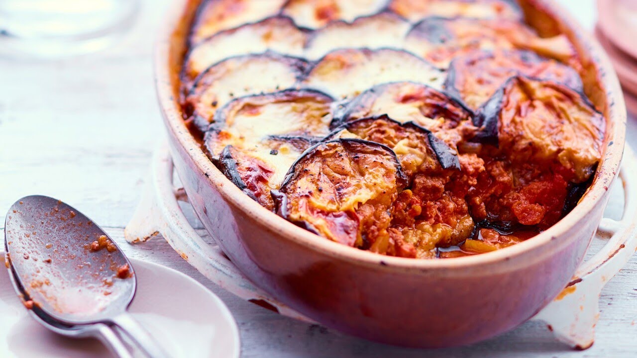 Recette Gratin d’aubergine au boeuf et béchamel au parmesan YouTube