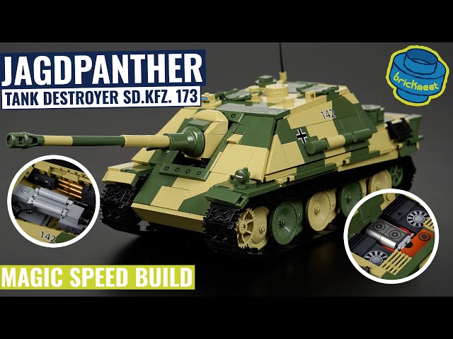 Great Jagdpanther Sd.Kfz. 173 - Full Interior - COBI 2574 (Speed Build Review) class=