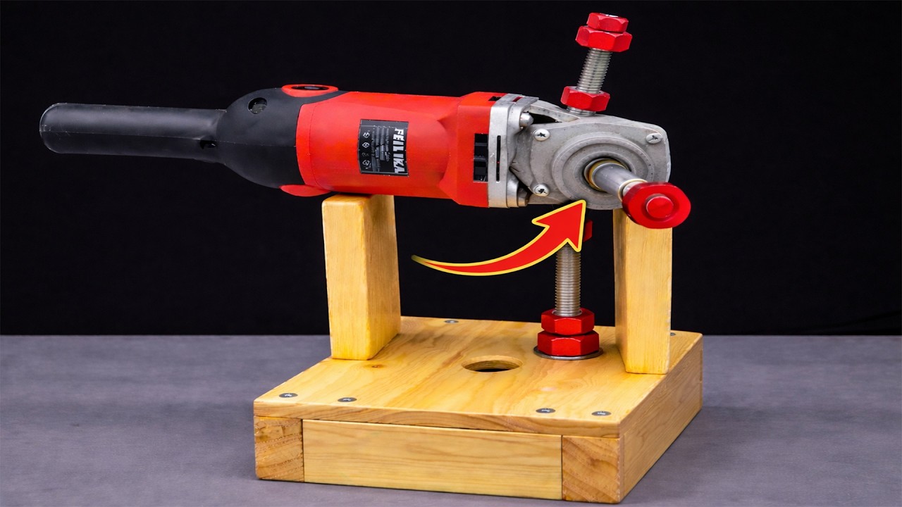 ШОКИРУЮЩЕЕ ИЗОБРЕТЕНИЕ 50-ЛЕТНЕГО ПЛОТНИКА! ПРЕВРАЩЕНИЕ УГЛОВОЙ ШЛИФОВАЛЬНОЙ МАШИНЫ В ИНСТРУМЕНТ СТО