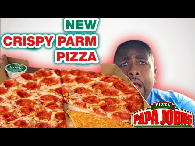 Papa Johns NEW Crispy Parm Pizza - Order Today!